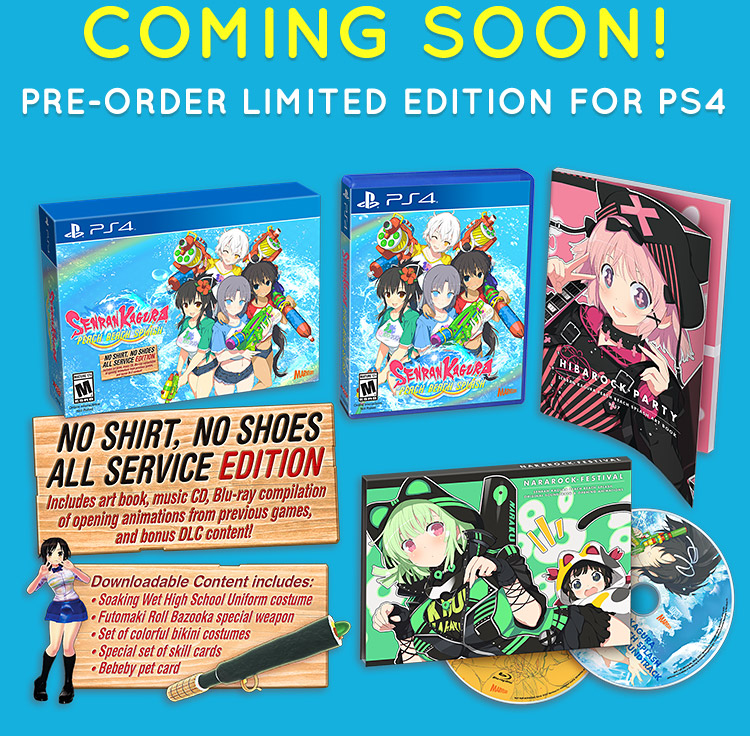 Order Senran Kagura: Peach Beach Splash Limited Edition for PS4